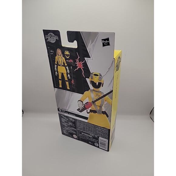 Power Rangers Lightning Collection RPM Yellow Ranger 6" Figure Hasbro *Flaw Box - Picture 3 of 5